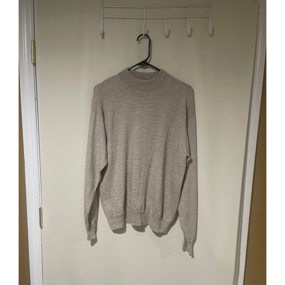 NWOT Joseph & Lyman Beige Turtleneck Sweater Men’s Size XL